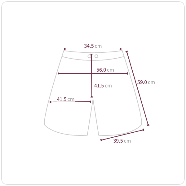 Size chart illustration