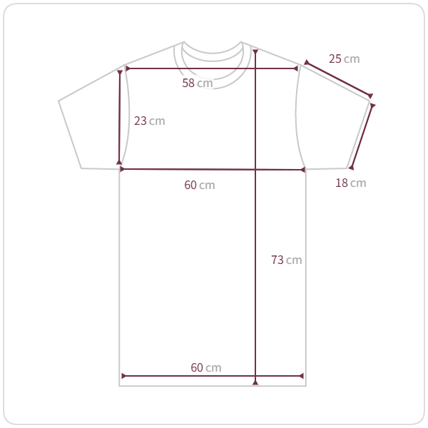 unisex]ハートオーバーサイズカジュアルプリント半袖Tシャツ