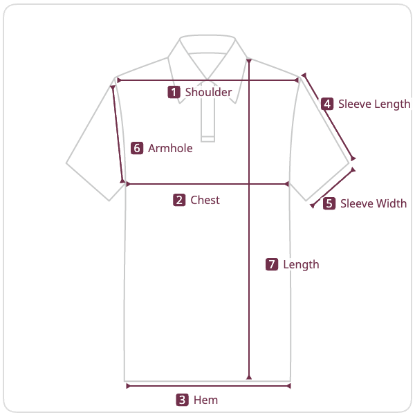 Size chart illustration