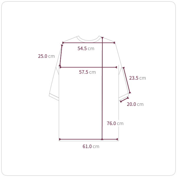 Size chart illustration