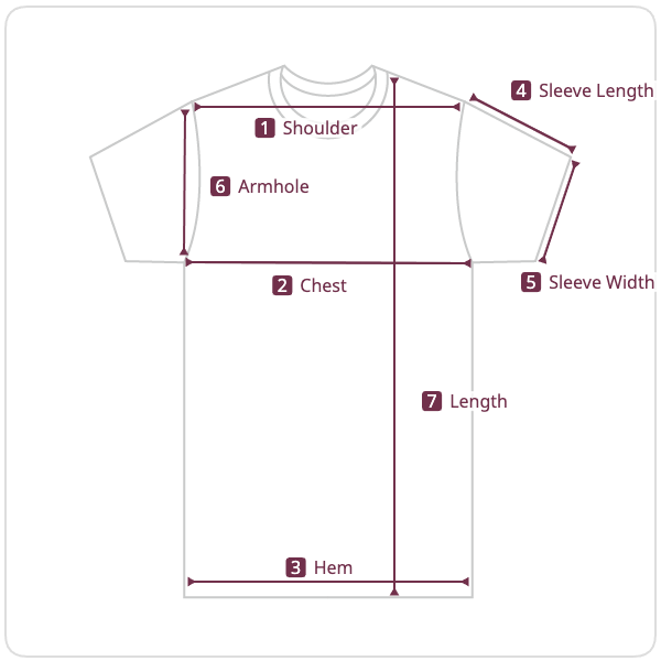 Size chart illustration