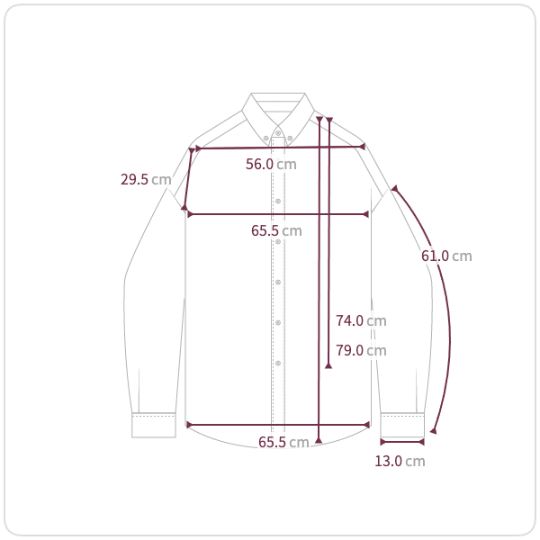 Size chart illustration
