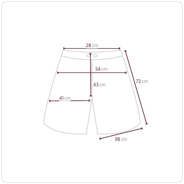 Size chart illustration