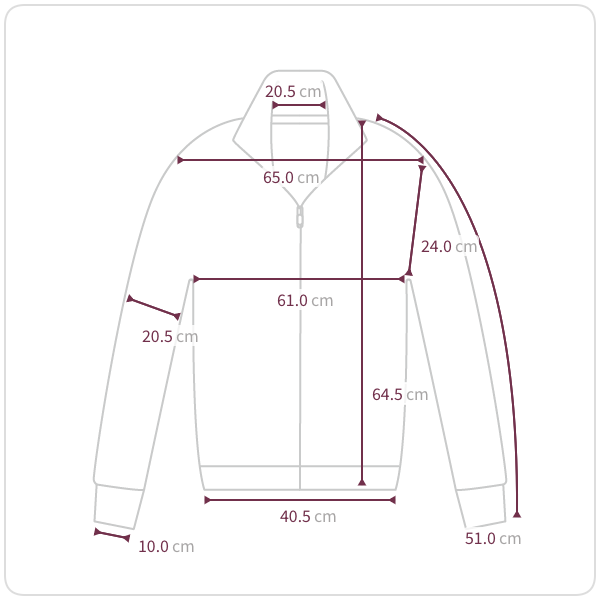Size chart illustration