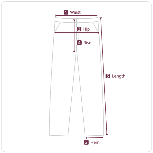 Size chart illustration
