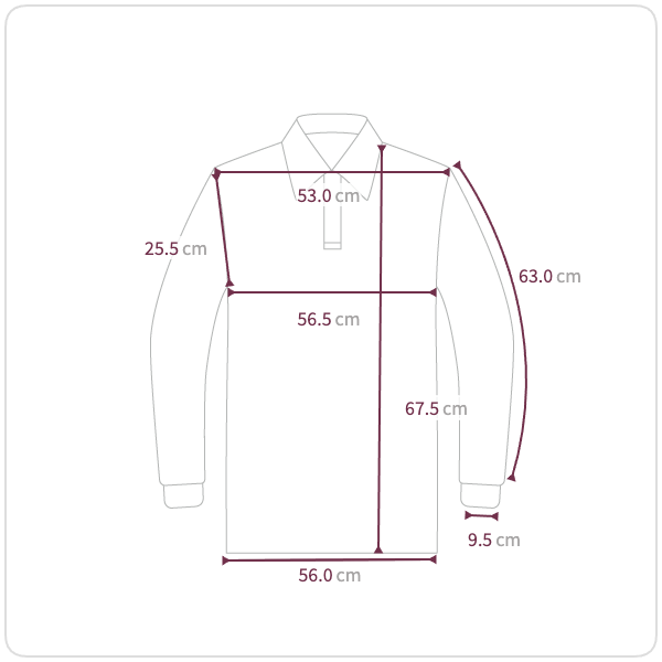 Size chart illustration