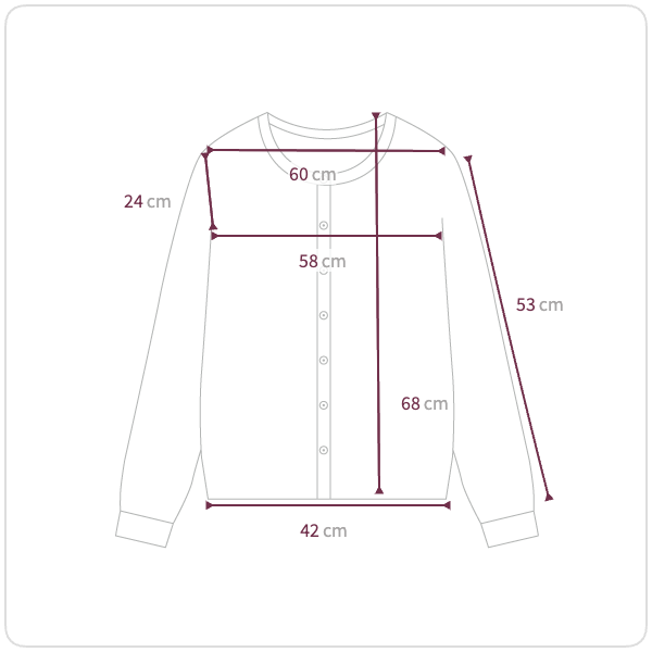Size chart illustration