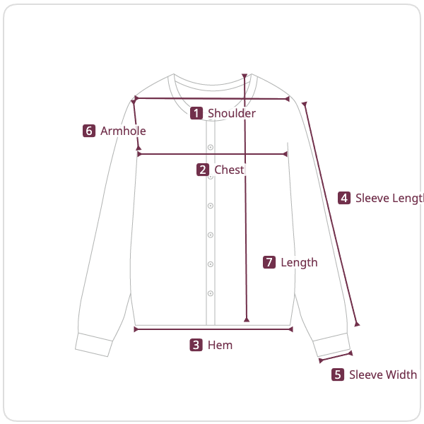 Size chart illustration