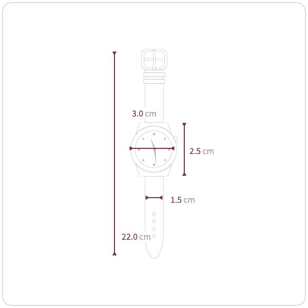 Size chart illustration