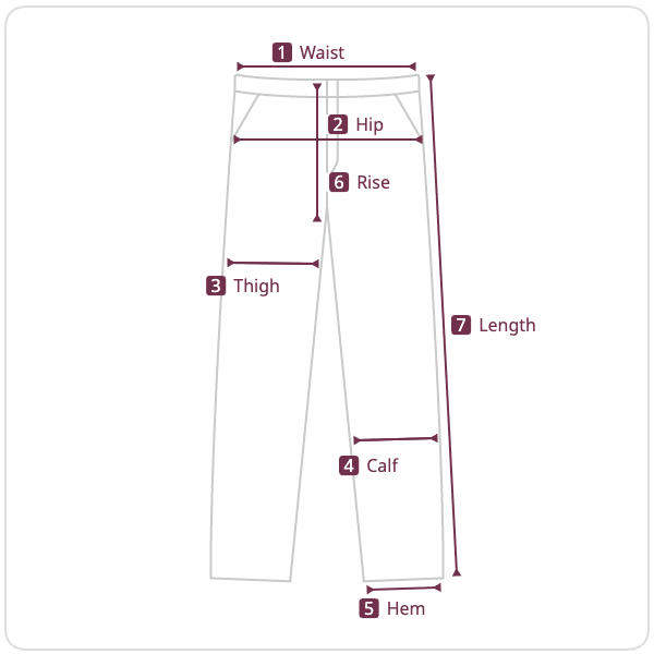 Size chart illustration