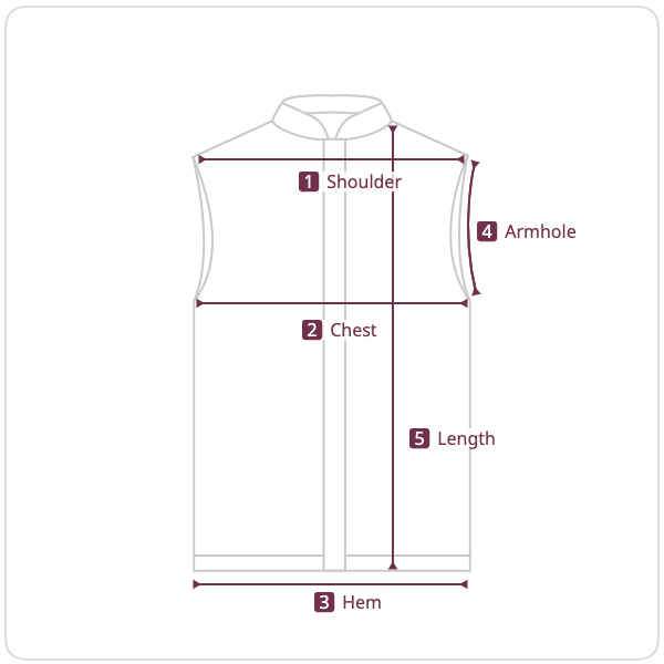 Size chart illustration