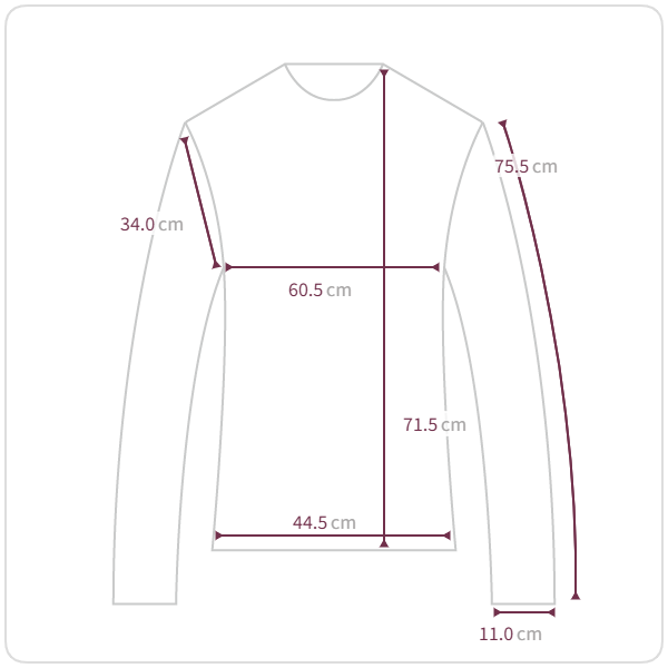Size chart illustration