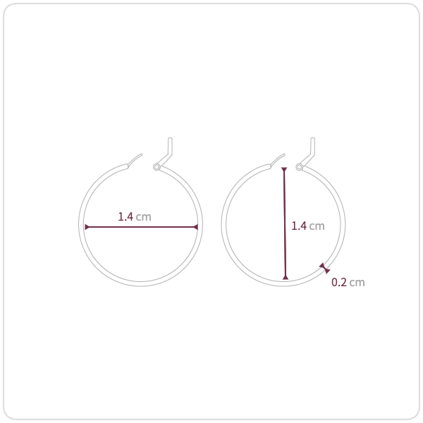 Size chart illustration